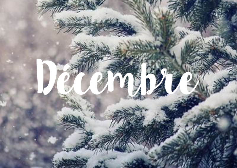 Les événements du mois de décembre 2019